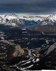 winter panorama view