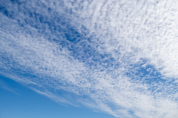 texture of clouds in blue