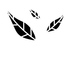 garden glyph icon