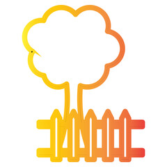 garden gradien icon