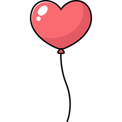 Balloon Love Icon