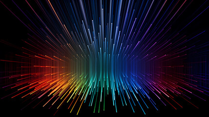 Naklejka premium Abstract lines background, digital abstract background