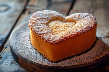  sweet heart-shaped cake brings joy to celebrations, Generative AI