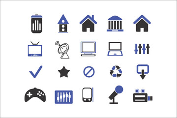 Professional Business Icons Collection for Elegant Designs