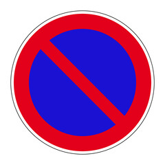 Panneau de stationnement interdit