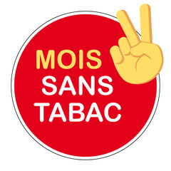 Mois sans tabac. Campagne nationale d'aide &agrave; l'arr&ecirc;t du tabagisme, en novembre en France.
