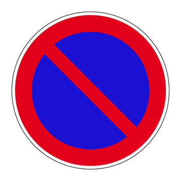 Panneau de stationnement interdit