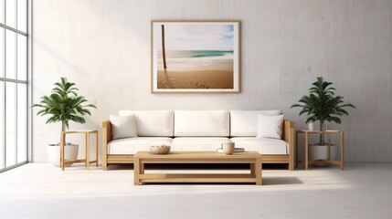 Interior style of modern living room 
