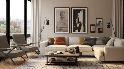 Modern luxury living room style 