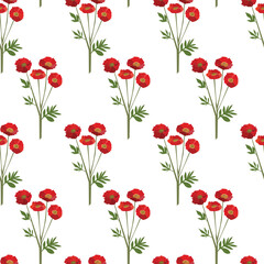 Seamless pattern with floral background.

