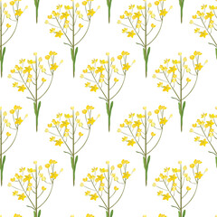 Seamless pattern with floral background.
