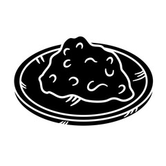 Rice Angkringan Icon Style Vector Illustration 