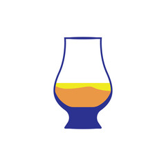 Wine glass logos with landscape sea suitable for bar, Logo designFood & drinkwine