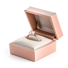 Photo of a wedding ring in the box