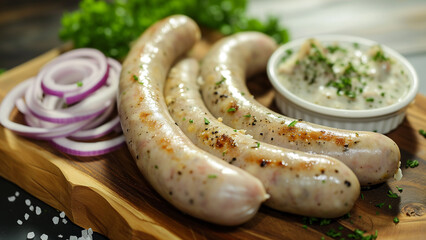 Authentic German Grilled Weisswurst