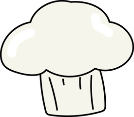 Hand drawn bakery equipment illustration on transparent background.
