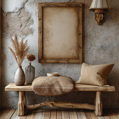 Rustic Brown Gallery Frame for Decoration