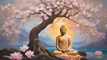 buddha statue in the garden