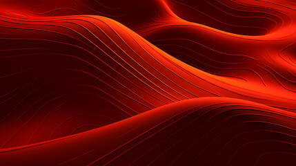 Abstract geometric background, technological lines background and light effects, 3D rendering