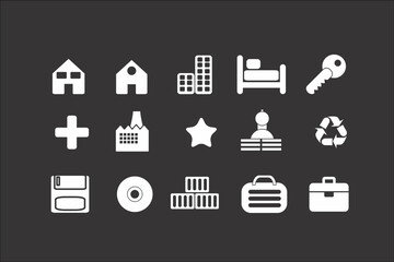 Professional Business Icons Collection for Elegant Designs