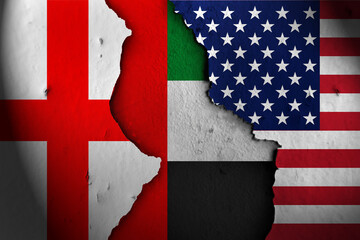 united arab emirates Between england and america.