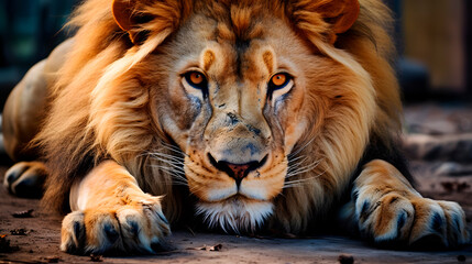 lion up close