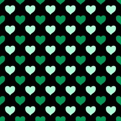 colorful seamless pattern with hearts 