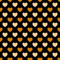 colorful seamless pattern with hearts 