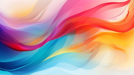 Fototapeta premium A vibrant digital abstract with swirling textures