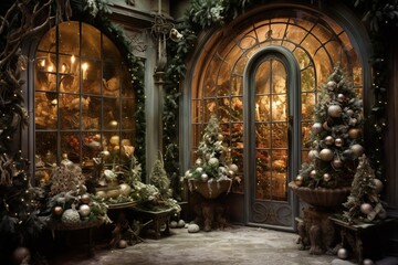 Fototapeta na wymiar Enchanting decorations Christmas