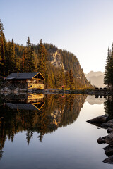 Gazing at Golden Hour in Banff National Park