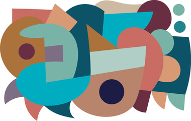 colorful abstract art for background and wallpaper