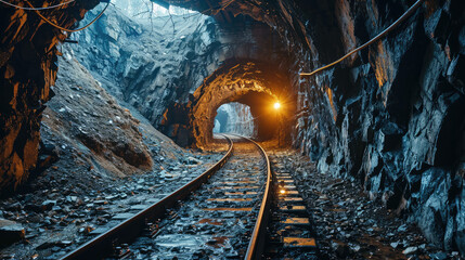 Mining - Natural Resources, and miners  - obrazy, fototapety, plakaty