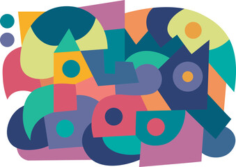Fototapeta premium colorful abstract art for background and wallpaper