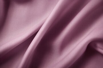 Pink satin, linen textiles, jeans fabric curves wave lines background texture for web design , banner , business concept. Generative AI