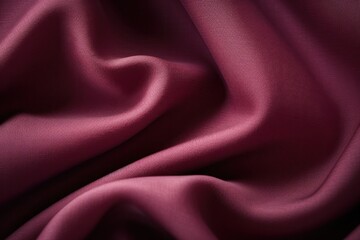 Red satin, linen textiles, jeans fabric curves wave lines background texture for web design , banner , business concept. Generative AI