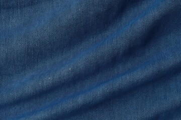 White satin, linen textiles, jeans fabric curves wave lines background texture for web design , banner , business concept. Generative AI