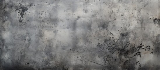 Fototapeta na wymiar Concrete surface with motor oil stains in shades of grey, black, and silver.