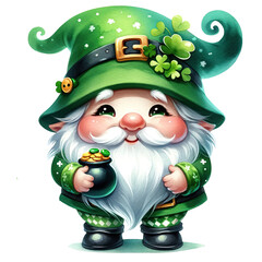 Cute Gnome St.Patrick's Day Clip Art
