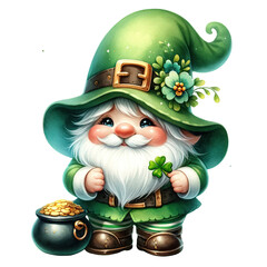 Cute Gnome St.Patrick's Day Clip Art