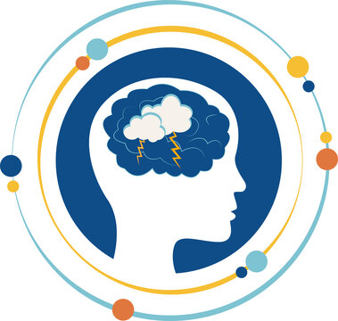 recommend clip art: Brainstorm creative thinking graphic icon symbol with transparent background