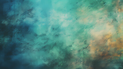 Fototapeta na wymiar Abstract grunge background with blue and green colors, wallpaper or background copy space for text 