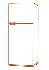 cookware_electric kitchen_refrigerator_illustration