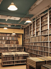 Obraz premium library of library