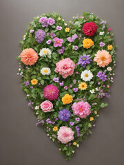heart of flowers