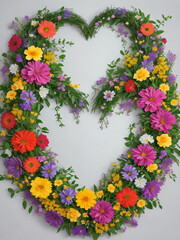 heart of flowers