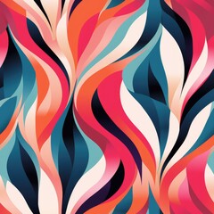 Abstract patterns contemporary aesthetics seamless pattern