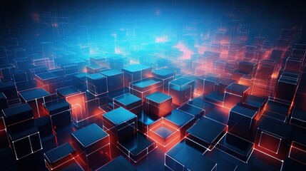 Fototapeta premium Modern IT industry Creative Abstract Background