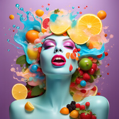 Fototapeta premium clown Generative AI