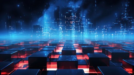 Obraz premium Modern IT industry Creative Abstract Background